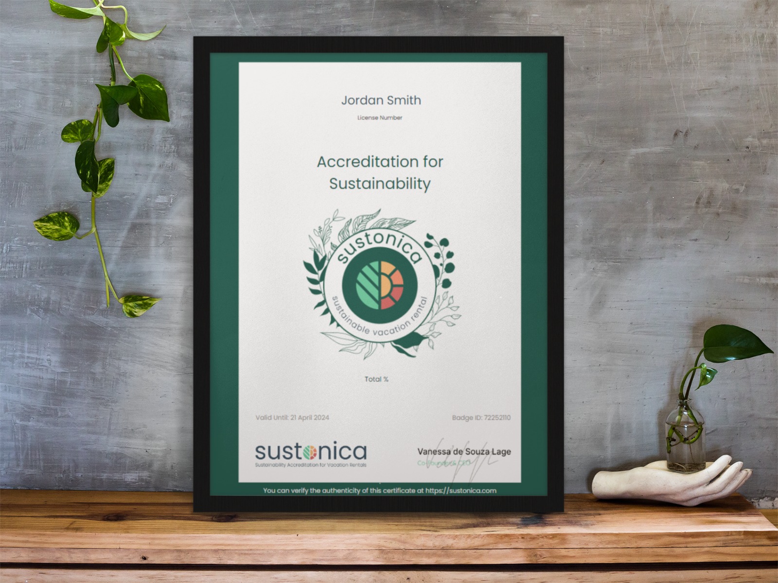 sustonica-accreditation-sustainability-vacation-rentals