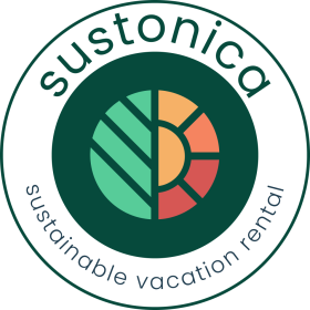 SUSTAINABILITY VACATION RENTALS Badge flowers