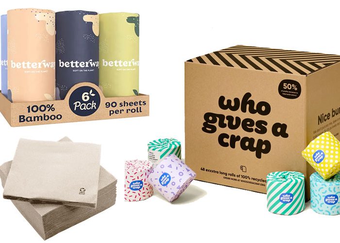 Recycled paper products